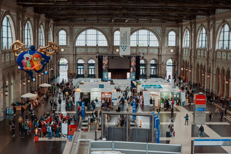 Die YES-Messe im Zürcher Hauptbahnhof